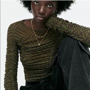 Zara ruched top